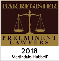 Bar Register Preeminent Lawyers 2018