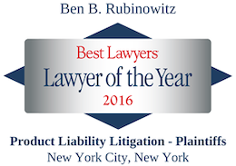 Ben Rubinowitz Lawyer of the Year 2016