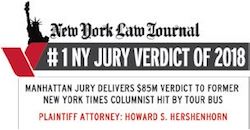 #1 NY Jury Verdict of 2018